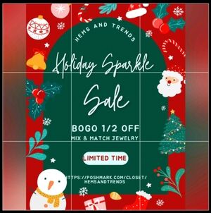 💎BOGO SALE: Buy 1 Jewelry Item, Get 1 Half Off! 💎 Any 2+